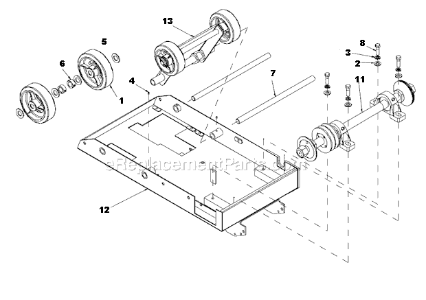Page D Diagram and Parts List for MK-2024HSP  MK Diamond Concrete Saw